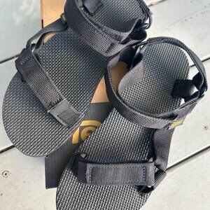 NEW Teva Women Original Universal Black Outdoor Sandals Size 6
